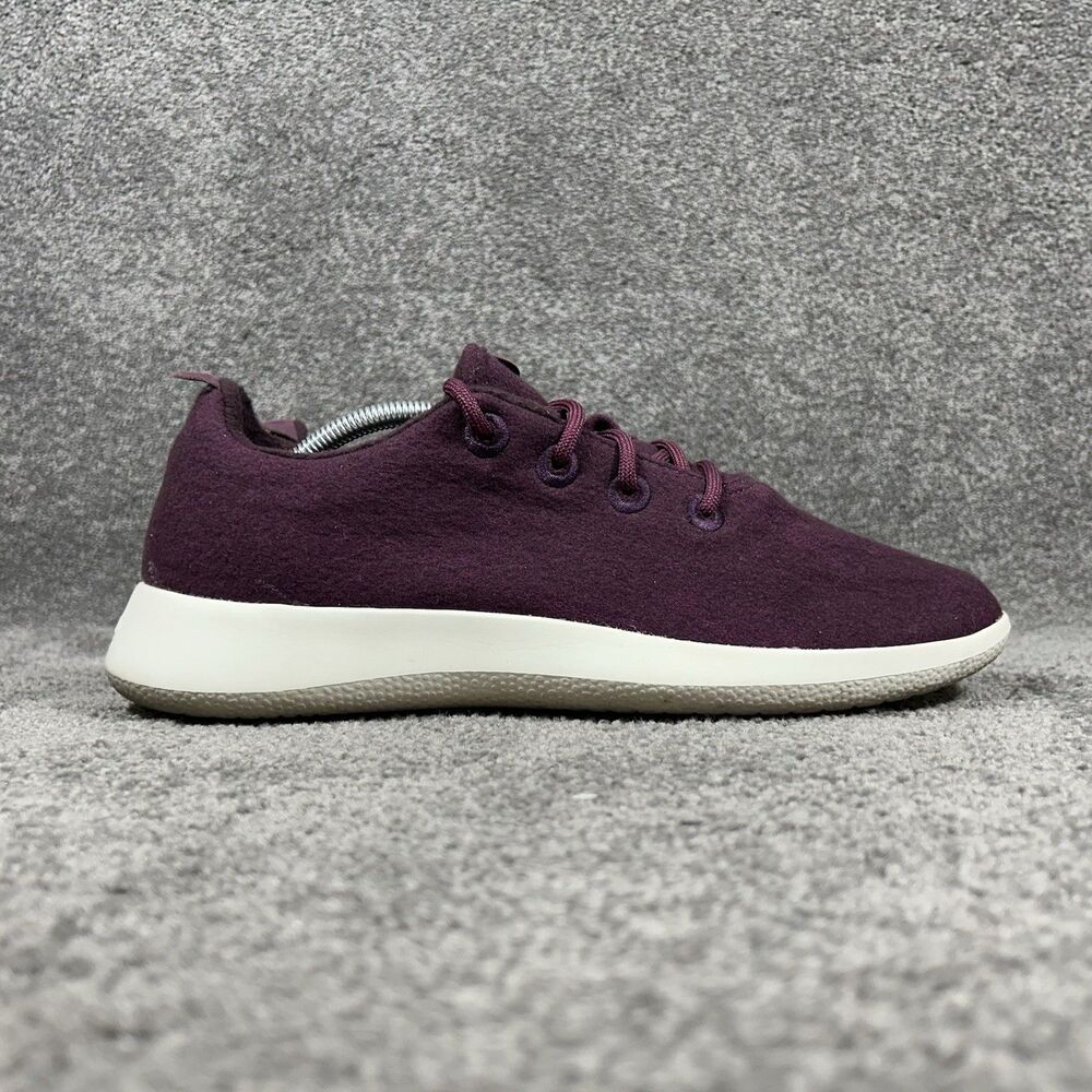 Allbirds WR Wool Runners Mens Sz 12 Maroon Merino Running Shoes No Insoles Used